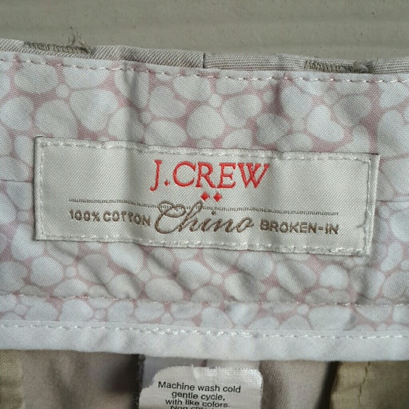 J. CREW 100% Cotton Broken-in Khaki Chino Shorts - Picture 3 of 16